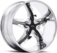 Roda Status S822 Dystani Aro 26 x 10 Cromada Aplique Preto B