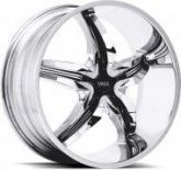 Roda Status S822 Dystani Aro 26 x 10 Cromada Aplique Preto B