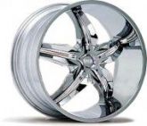 Roda Status S822 Dystani Aro 24 x 9,5 Cromada Aplique Chrome