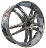 Roda Status S820 Fang Aro 24 x 9 Cromada Blank