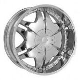 Roda PDW Romeo Aro 24 Chrome Blank