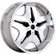 Roda Status S814 Trilla Aro 22 x 9 Cromada 5x108